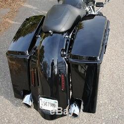5 Stretched Hard Saddlebags For Harley Touring Electra Street Glide Road king