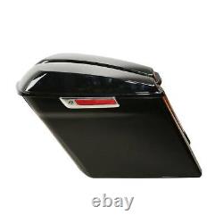 5 Stretched Saddlebags Fit For Harley Touring Road King Street Glide 2014-2022