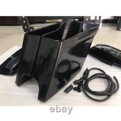 5 Stretched Saddlebags For Harley Electra Street Glide Road King Glide 2014-Up