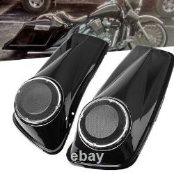 6.5 Saddlebag Speaker Lids For Harley Touring Street Glide Road King 2014-2020