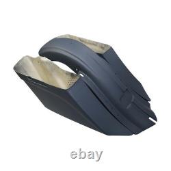 7 Stretched Fiberglass Saddlebags for Touring Road King Street Glide 2014+