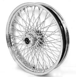 80 Spoke 21 Chrome Front Wheel 00-07 Harley Electra Glide Road King Street