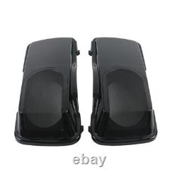 94-13 Road King Street Glide Hard Saddlebag 6x9 Speaker Lids Vivid Black