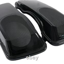 94-13 Road King Street Glide Hard Saddlebag 6x9 Speaker Lids Vivid Black