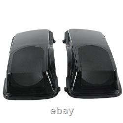 94-13 Road King Street Glide Hard Saddlebag 6x9 Speaker Lids Vivid Black