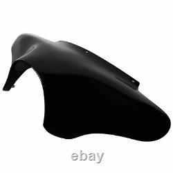 ABS Black Front Outer Batwing Fairing Fit For Harley Road King Street Glide Dyna