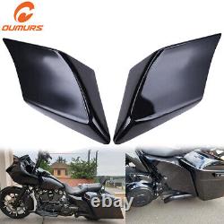 ABS Vivid Black Stretched Side Cover For Harley Touring Road King Street Glide