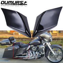 ABS Vivid Black Stretched Side Cover For Harley Touring Road King Street Glide
