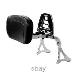 Adjustable Driver Passenger Backrest Fit For Harley Road King Street Glide 14-22