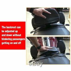 Adjustable Rider Backrest For Harley Touring Road King Street Glide FLTRX 09-18