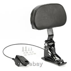 Adjustable Rider Backrest For Harley Touring Road King Street Glide FLTRX 09-19