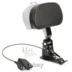 Adjustable Rider Backrest For Harley Touring Road King Street Glide FLTRX 09-19