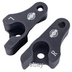 Advanblack 2 inch Lowering Blocks Kit For Harley Street Road King Electra Glide