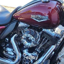 Air Breather For Harley Road King Street Glide 2008-2016 Softail Slim 2016-2017