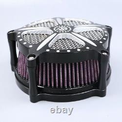 Air Cleaner Intake Filter Fit For Dyna Softail Touring Road King Street Glide