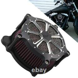 Air Cleaner Intake Filter For Harley Dyna Softail Touring Road King Street Glide