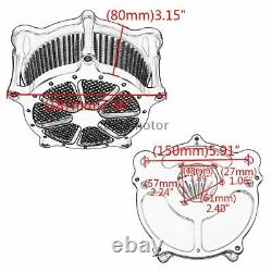 Air Cleaner Intake Filter For Harley Dyna Softail Touring Road King Street Glide