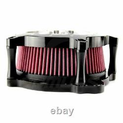 Air Cleaner Intake Filter For Harley Dyna Softail Touring Road King Street Glide