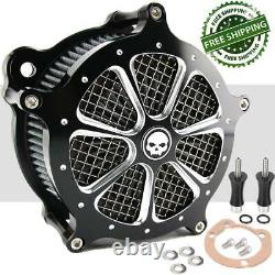 Air Cleaner Intake Filter For Harley Touring Road King Street Glide Dyna Softail