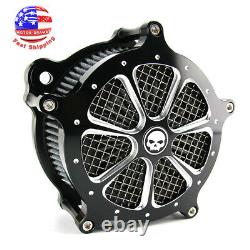 Air Cleaner Intake Filter For Harley Touring Road King Street Glide Dyna Softail