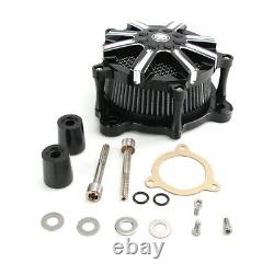 Air Cleaner Intake Filter Kit For Harley Touring Road King Street Glide Softail