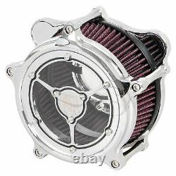 Air Cleaner Intake Filter System Kit For Harley Touring Street Glide Road King