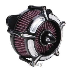 Air Cleaner Intake Turbine Filter For Harley Touring Street Glide Road King Dyna