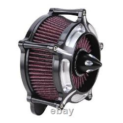Air Cleaner Intake Turbine Filter For Harley Touring Street Glide Road King Dyna