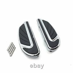 Airflow Passenger Footboard Kit For Harley Wide Glide Road King Street Glide Chr