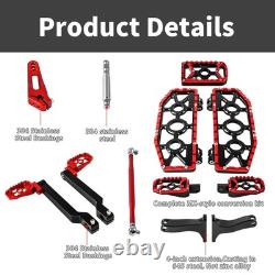 Aluminum Floorboards MX Footboards Kit For Harley Touring Street Road King Glide