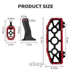 Aluminum Floorboards MX Footboards Kit For Harley Touring Street Road King Glide