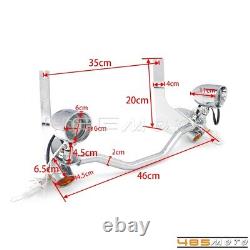 Auxiliary Turn Signals Spot Fog Lights Bracket for Harley Road King Street Glide