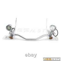 Auxiliary Turn Signals Spot Fog Lights Bracket for Harley Road King Street Glide