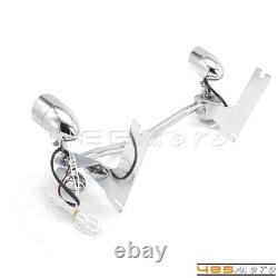 Auxiliary Turn Signals Spot Fog Lights Bracket for Harley Road King Street Glide