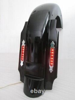 BAGGER 4 REPLACEMENT SUMMIT REAR FENDER 4 HARLEY TOURING ROAD KING STREET w LED