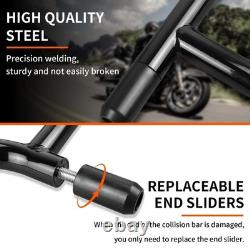 BLACK Engine Guard + Saddlebag Crash Bar for Harley Road King Street Glide 09-UP