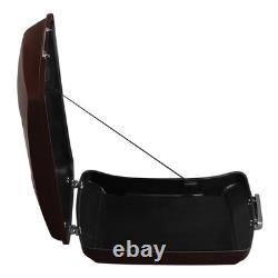 Backrest Pad Chrome 2UpRack Road King Street Glide Electra Glide 14-24 Midnight