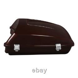 Backrest Pad Chrome 2UpRack Road King Street Glide Electra Glide 14-24 Midnight
