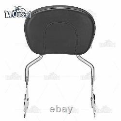 Backrest Sissy Bar + Docking Kit For Harley Road King Street Electra Glide 97-08