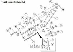 Backrest Sissy Bar + Docking Kit For Harley Road King Street Electra Glide 97-08