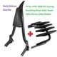 Backrest Sissy Bar Luggage Rack For Harley Road King Street Glide Touring 97-08