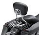 Backrest Sissy Bar Stealth Rack For 09-24 Harley Touring Road King Street Glide