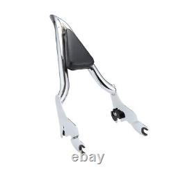 Backrest Sissy Bar for Harley Street Road Electra Glide Touring Road King 09-23