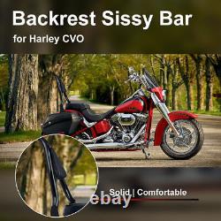 Backrest Sissy Bar for Harley Touring Street Electra Glide Road King 2009-2023