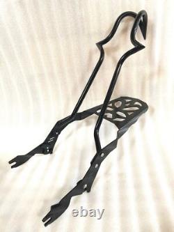 Backrest Tall Sissy Bar 4 Harley Touring Road King Street Electra 2009-2025 Rack