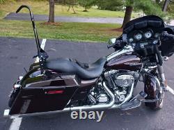 Backrest Tall Sissy Bar 4 Harley Touring Road King Street Electra 2009-2025 Rack