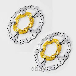 Big 14.0 2 PCS Front Brake Rotors for Harley 09-23 Road King Street Glide FLHTK