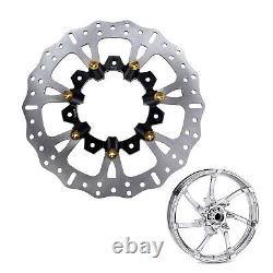 Big 2PCS 14.0 Front Brake Rotor for Harley Road King Street Electra Glide FLHTK