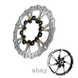 Big 2PCS 14.0 Front Brake Rotor for Harley Road King Street Electra Glide FLHTK