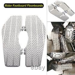 Billet Stretched Floorboard Footboards For Harley Electra Road King Street Glide